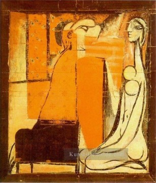  1934 - Confidences Deux femmes karton pour une tapisserie 1934 kubismus Pablo Picasso